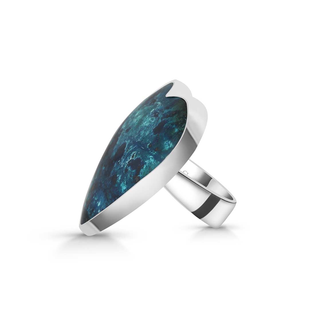 Shattuckite Adjustable Ring-(STK-R-43.)