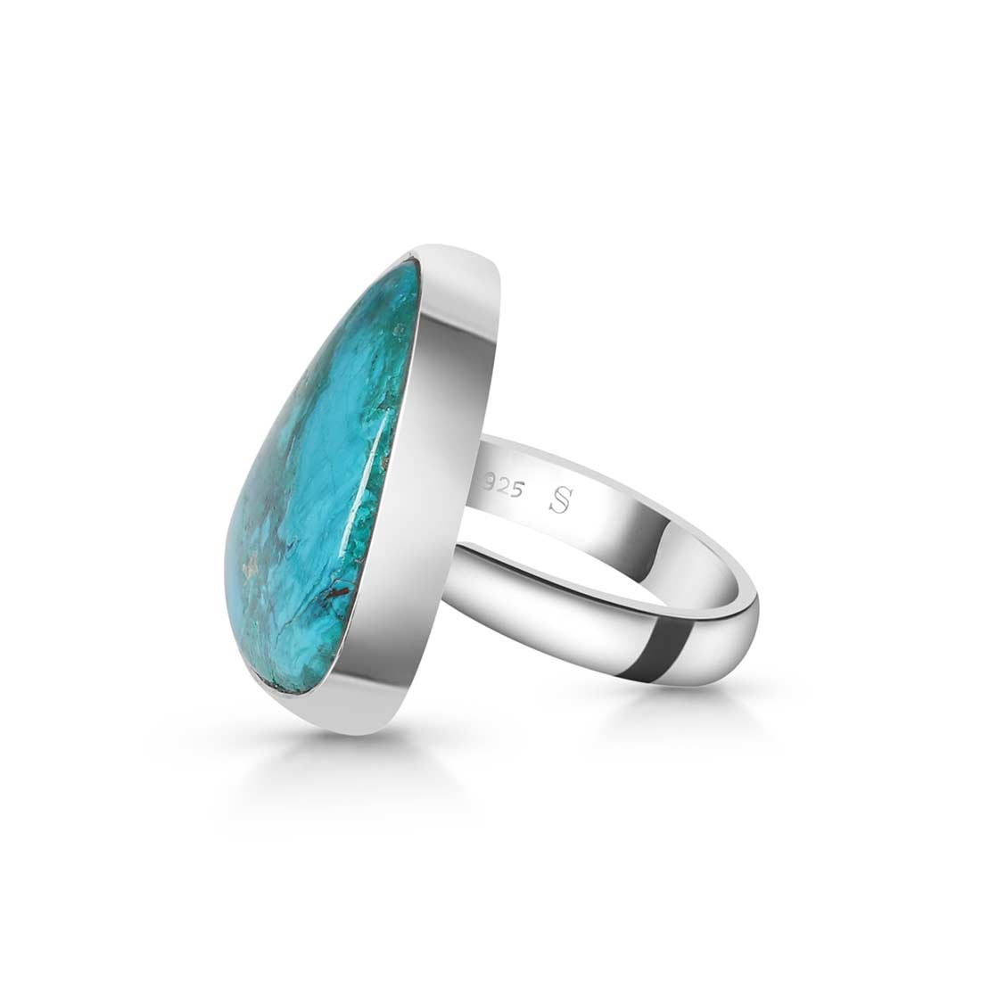Shattuckite Adjustable Ring-(STK-R-5.)