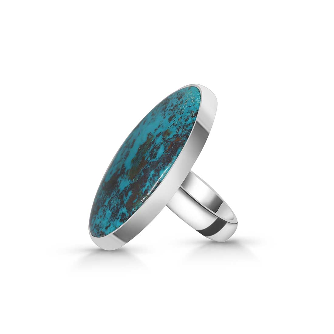 Shattuckite Adjustable Ring-(STK-R-50.)