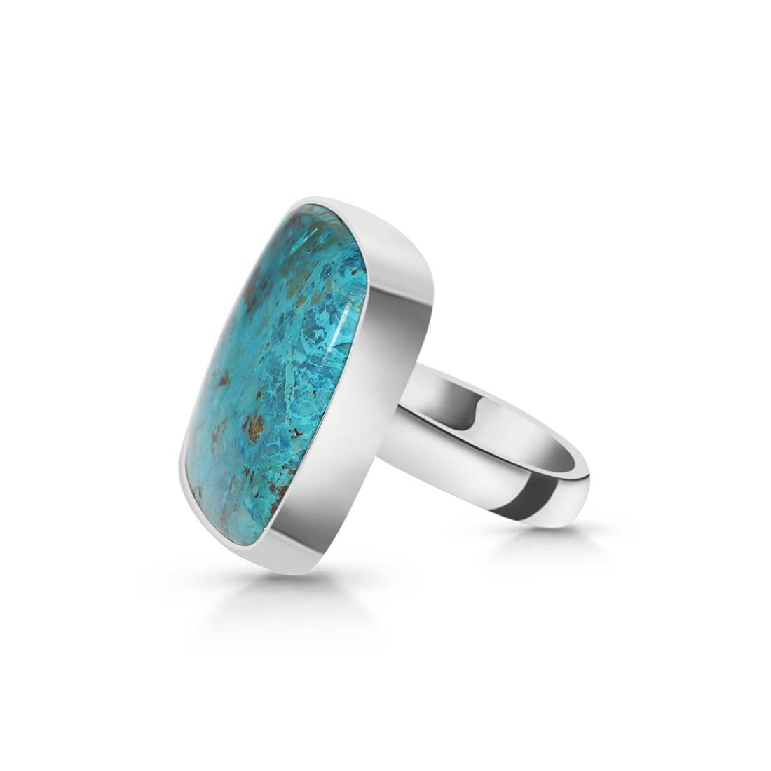 Shattuckite Adjustable Ring-(STK-R-7.)
