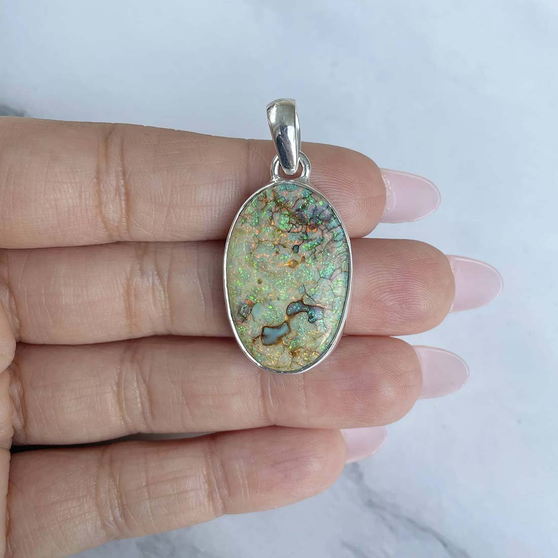 Monarch Opal Pendant-(STO-P-11.)