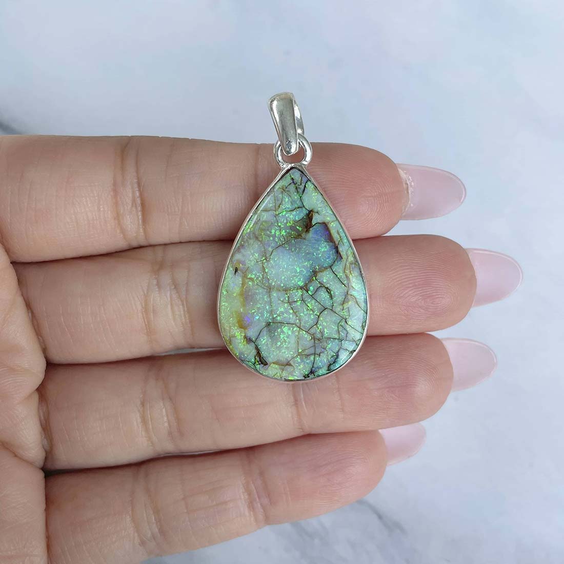 Monarch Opal Pendant-(STO-P-14.)