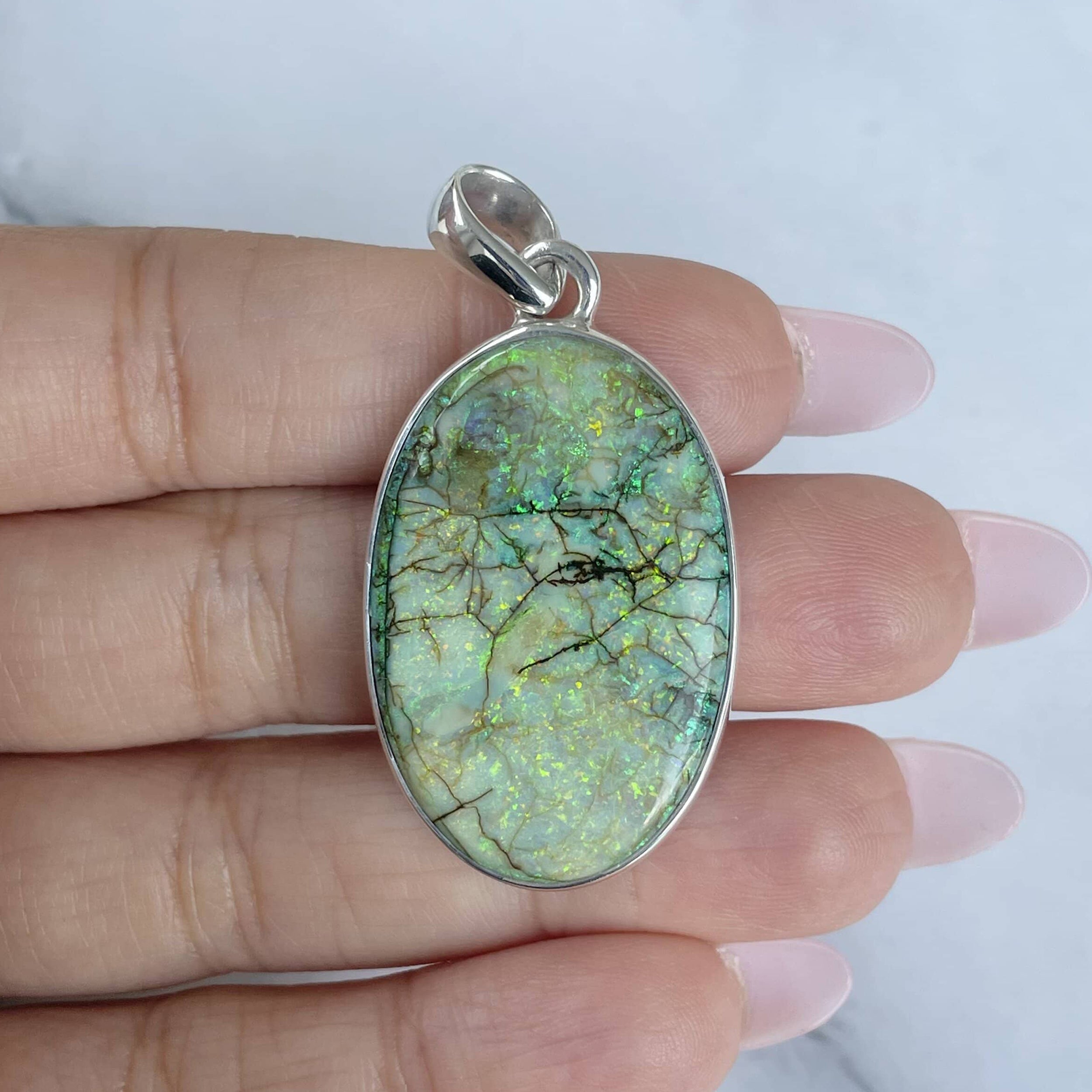 Monarch Opal Pendant-(STO-P-20.)