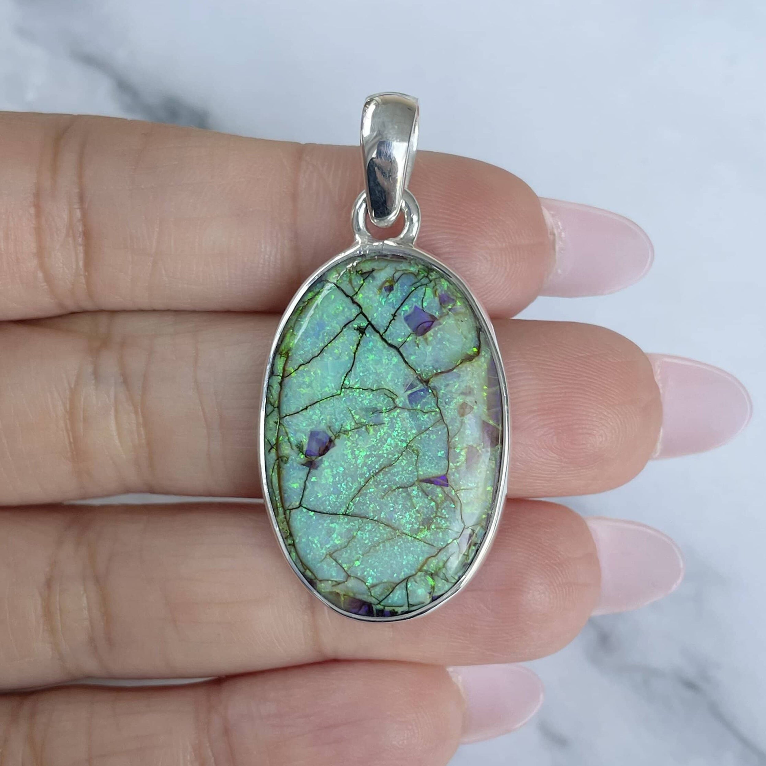Monarch Opal Pendant-(STO-P-25.)