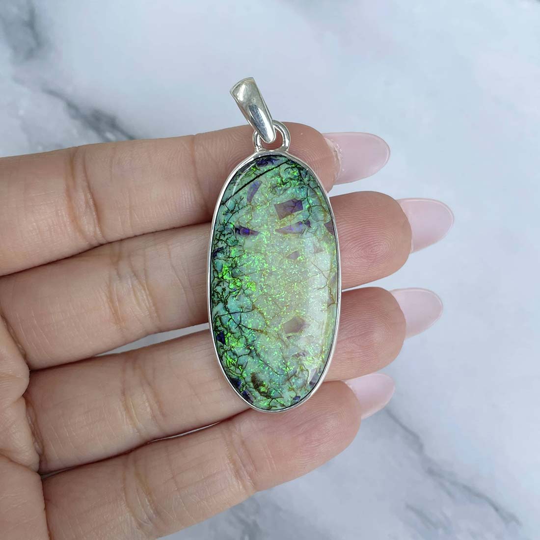 Monarch Opal Pendant-(STO-P-26.)