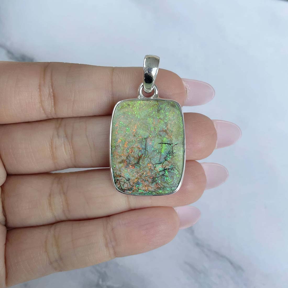 Monarch Opal Pendant-(STO-P-27.)