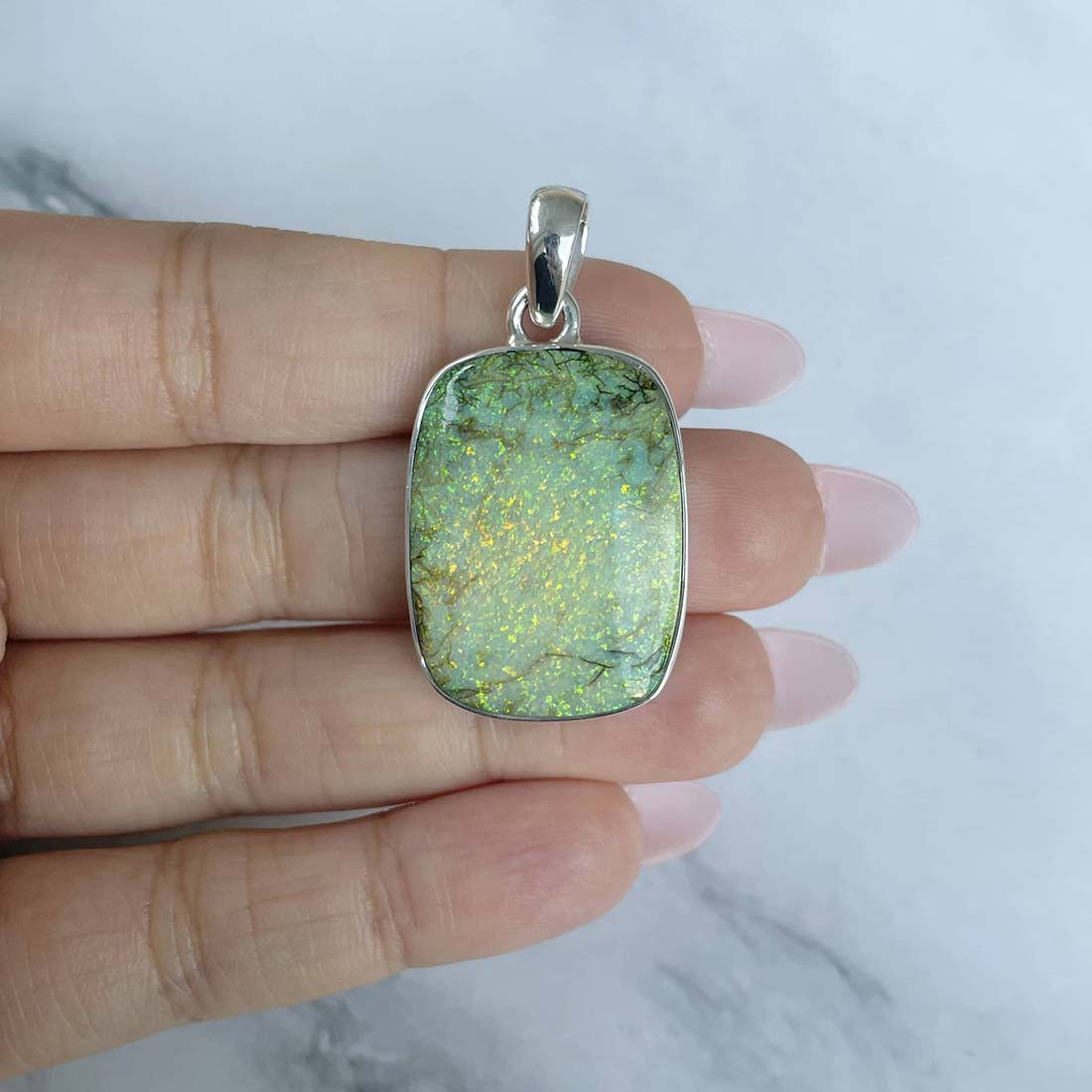 Monarch Opal Pendant-(STO-P-29.)