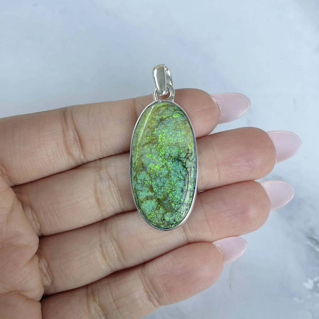 Monarch Opal Pendant-(STO-P-3.)