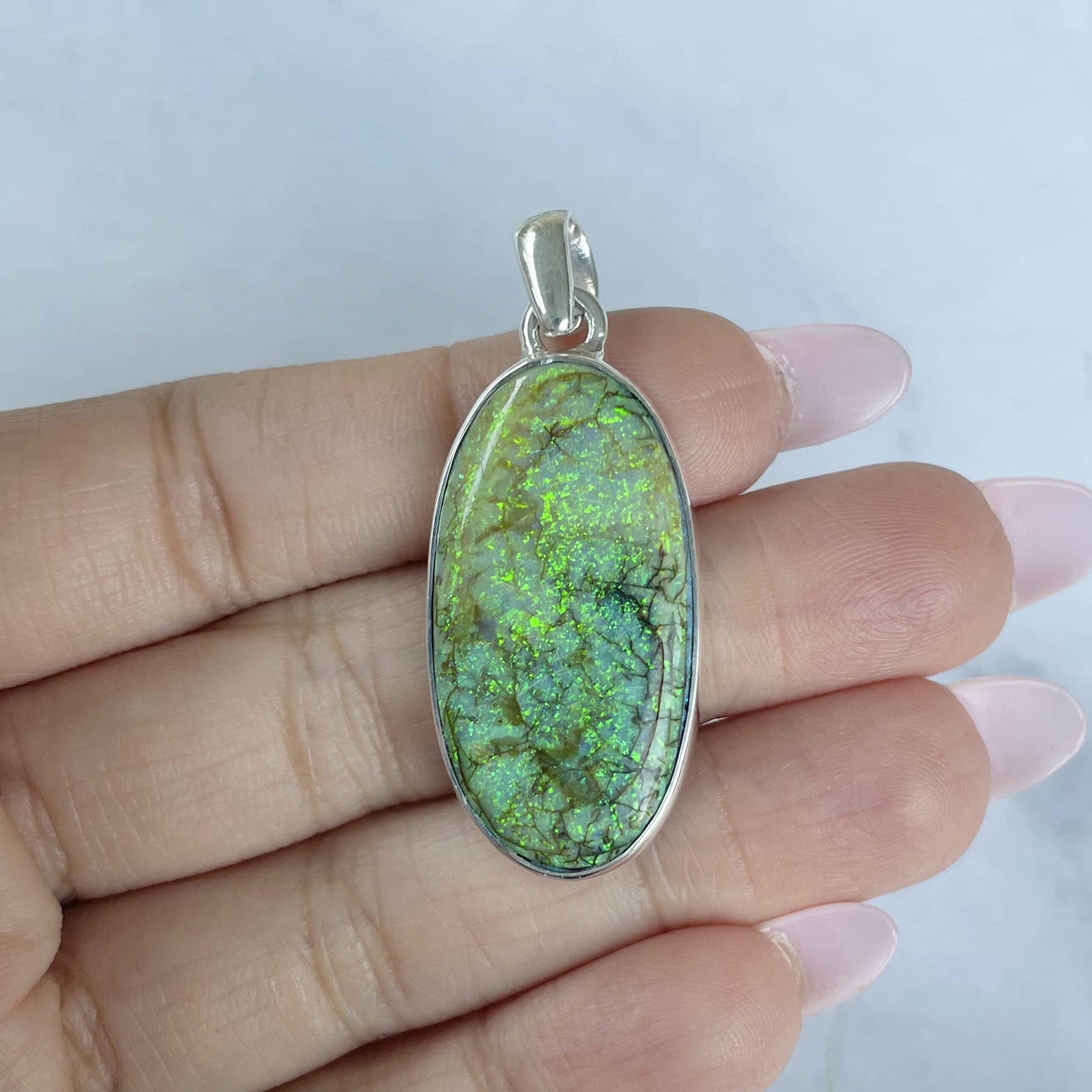 Monarch Opal Pendant-(STO-P-3.)
