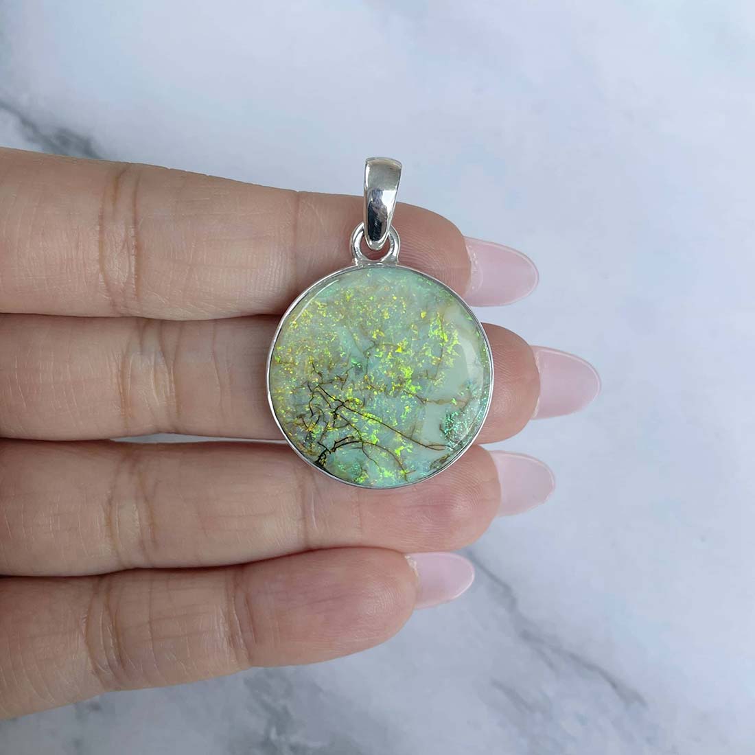 Monarch Opal Pendant-(STO-P-30.)