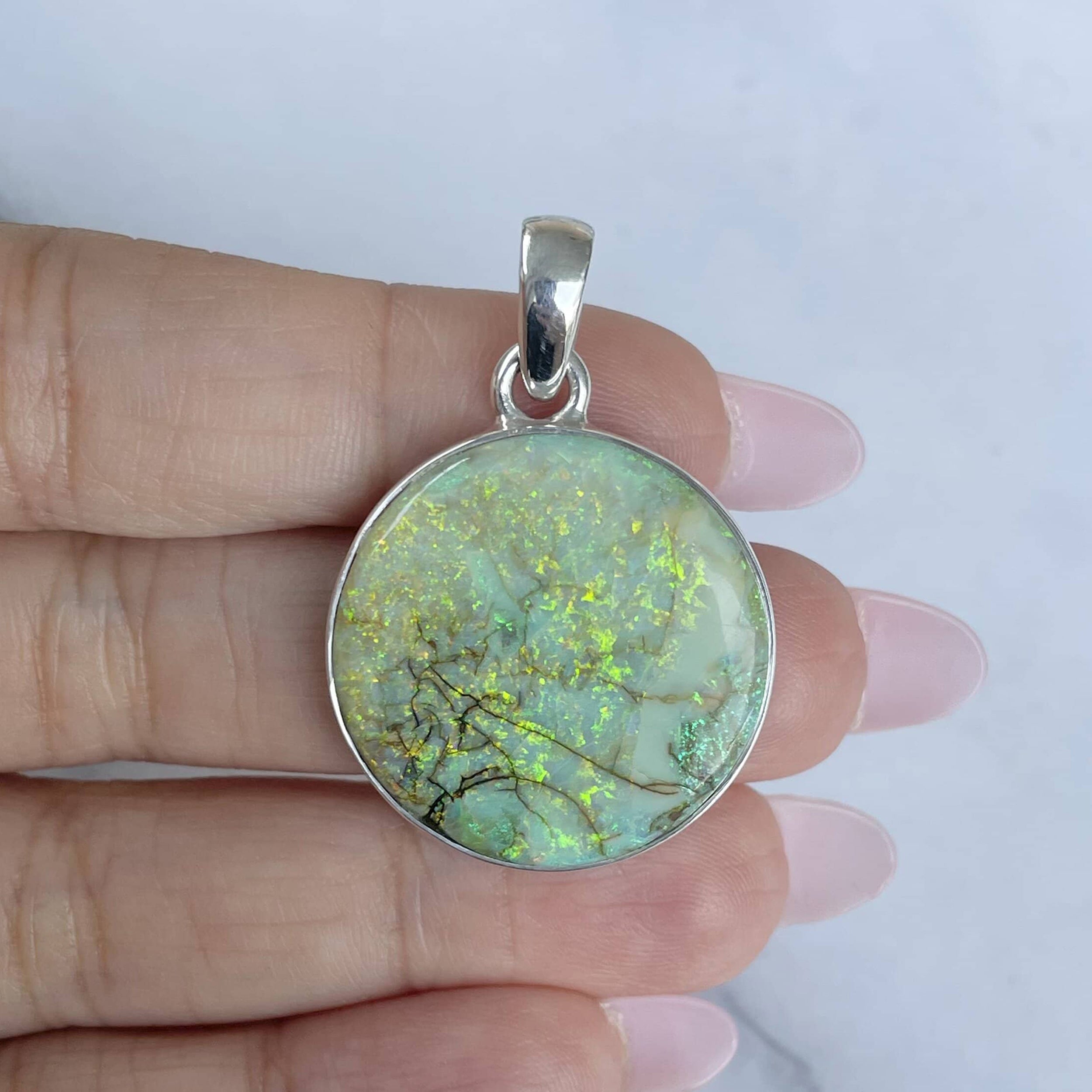 Monarch Opal Pendant-(STO-P-30.)