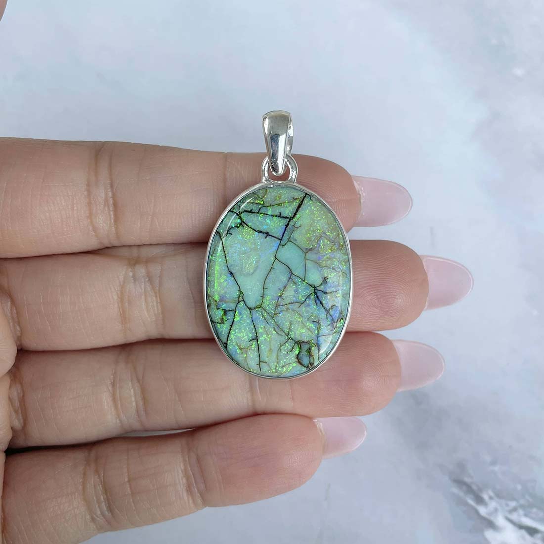 Monarch Opal Pendant-(STO-P-4.)