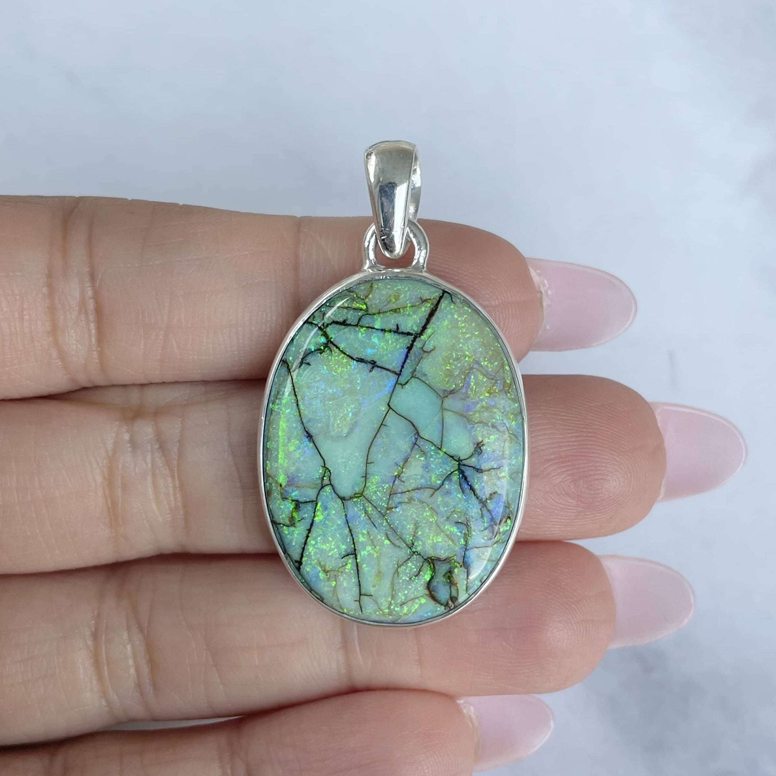 Monarch Opal Pendant-(STO-P-4.)