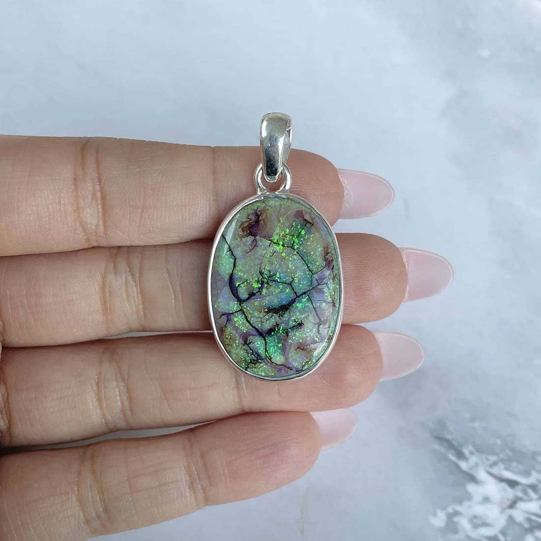 Monarch Opal Pendant-(STO-P-7.)