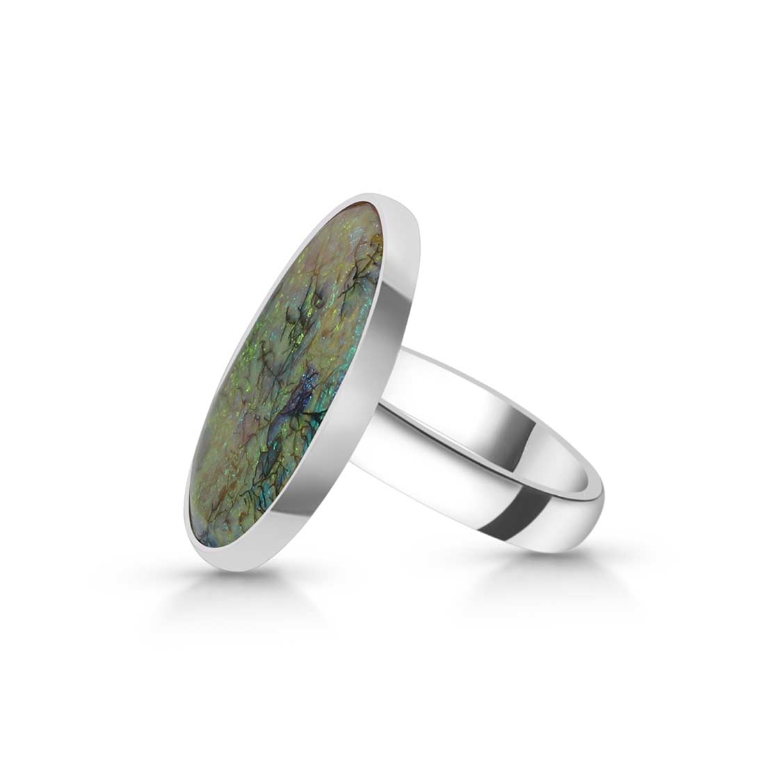 Monarch Opal Adjustable Ring-(STO-R-29.)