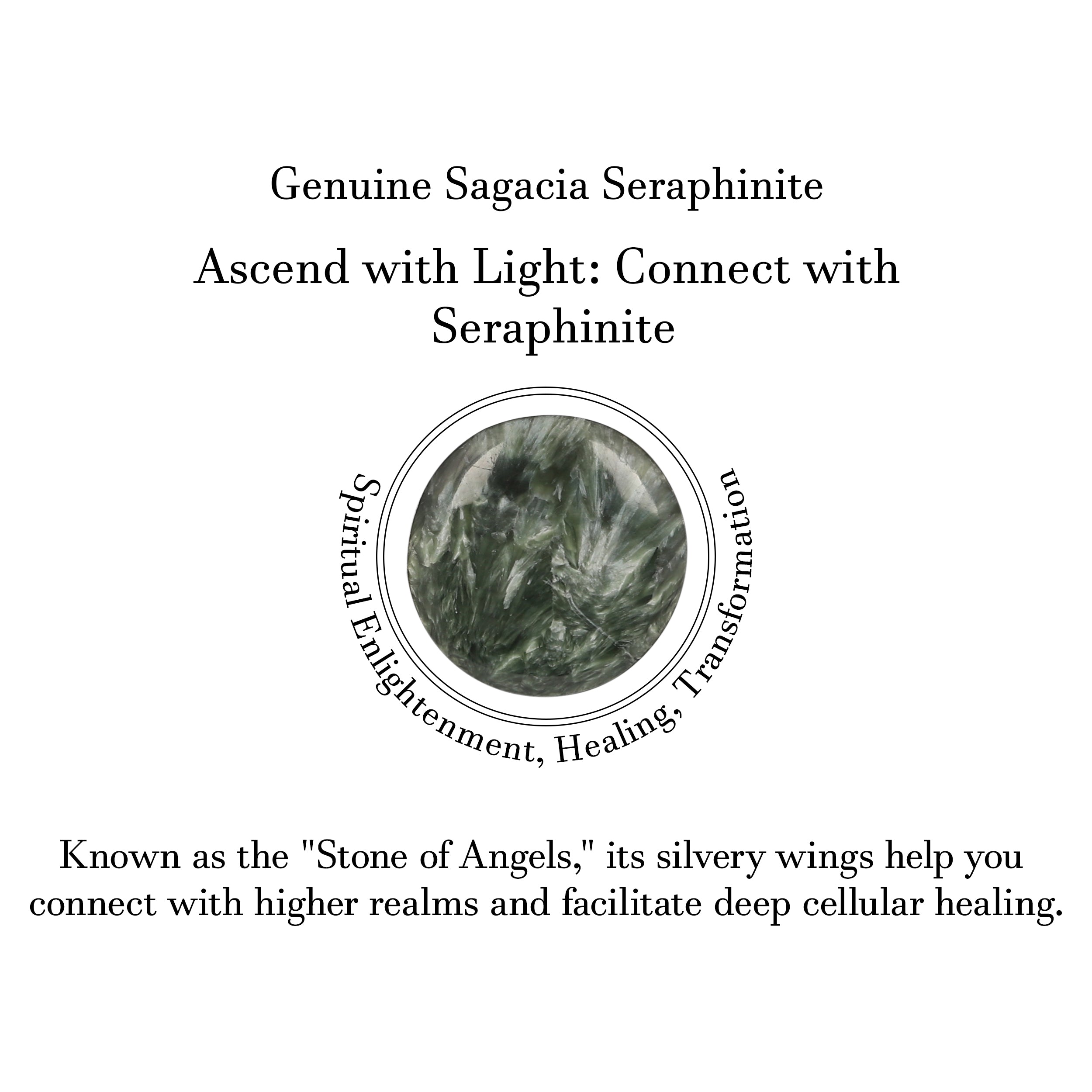 Seraphinite Earring-(SER-E-8.)