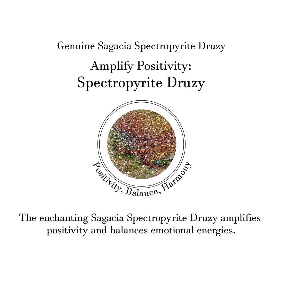 Spectropyrite Druzy Pendant-(SPD-P-4.)