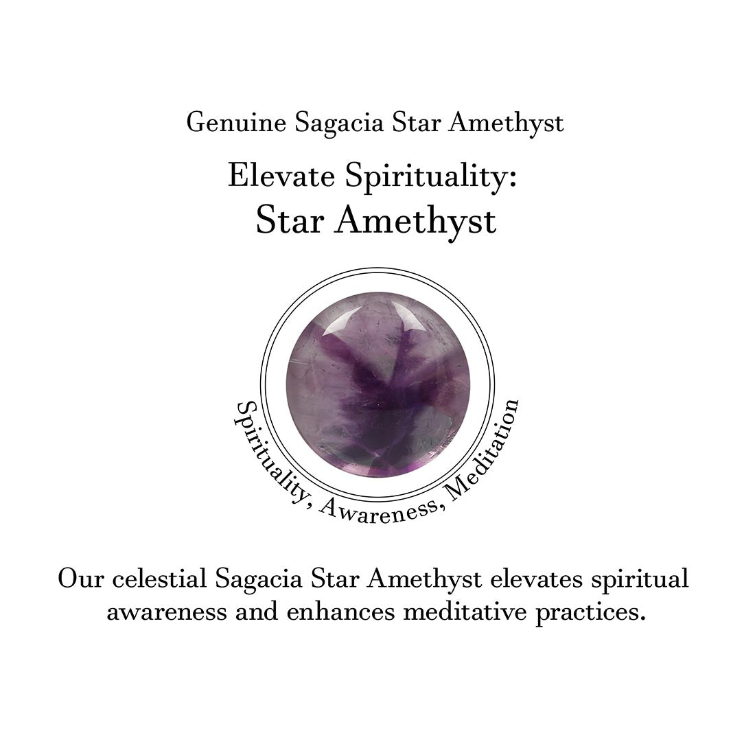 Star Amethyst Pendant-(STA-P-21.)