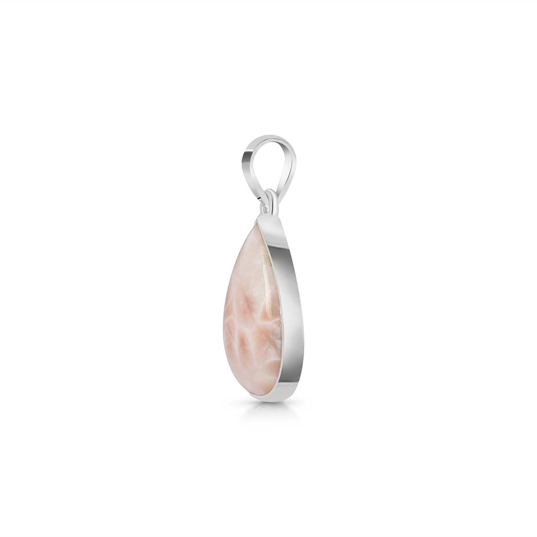 Natural Pink Natrolite / Thomsonite Pendant-(THS-P-44.)