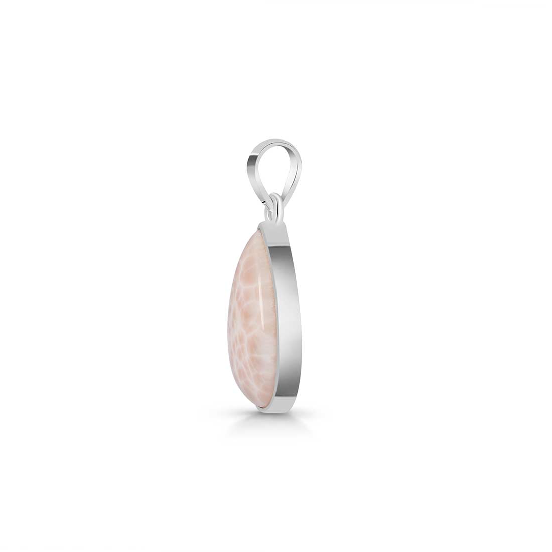 Natural Pink Natrolite / Thomsonite Pendant-(THS-P-47.)