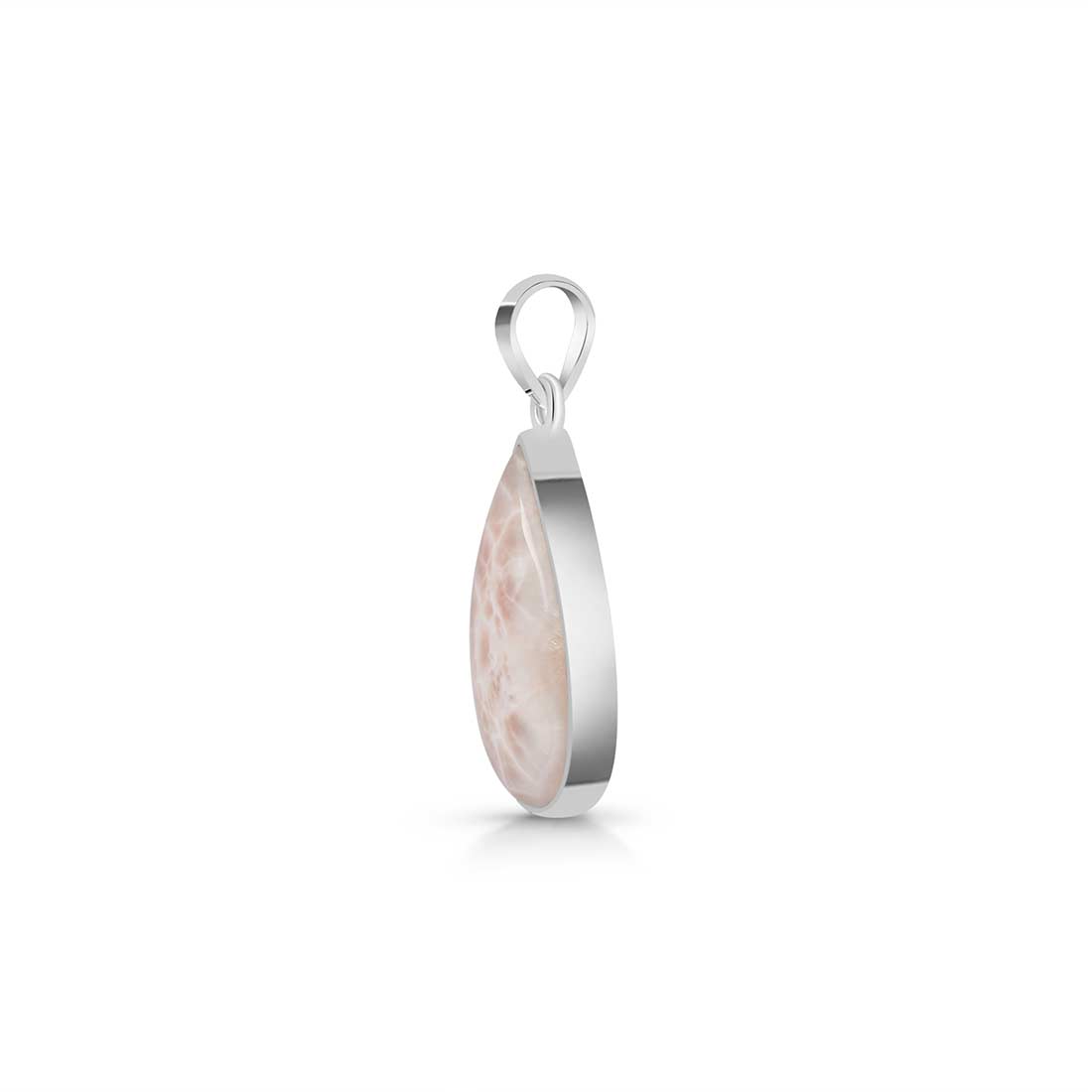 Natural Pink Natrolite / Thomsonite Pendant-(THS-P-55.)