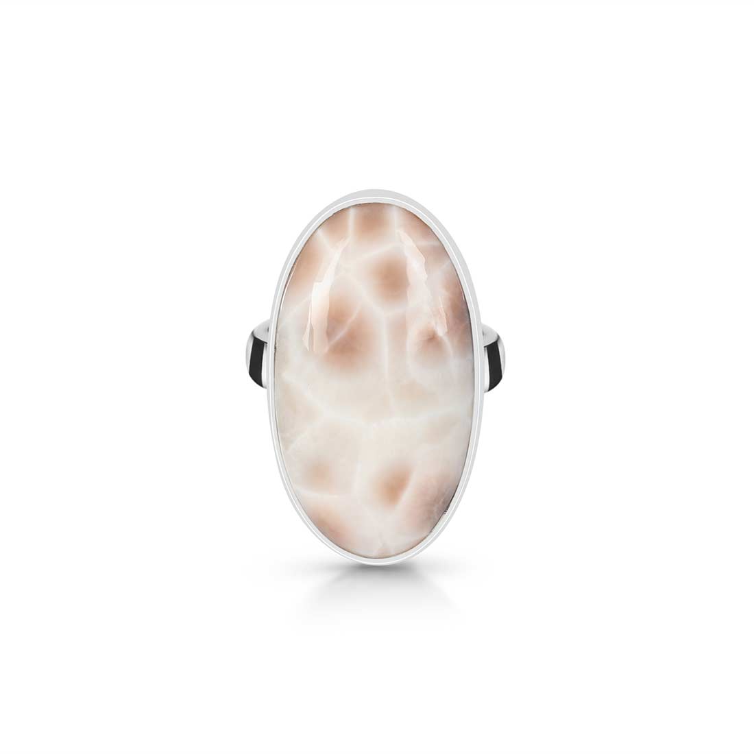 Natural Pink Natrolite / Thomsonite  Adjustable Ring-(THS-R-11.)