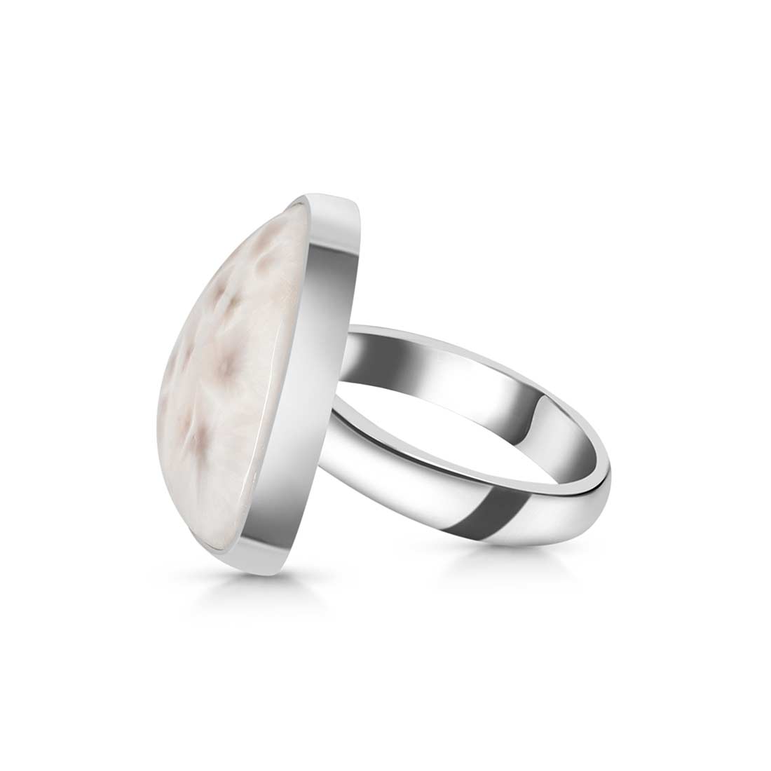 Natural Pink Natrolite / Thomsonite  Adjustable Ring-(THS-R-13.)