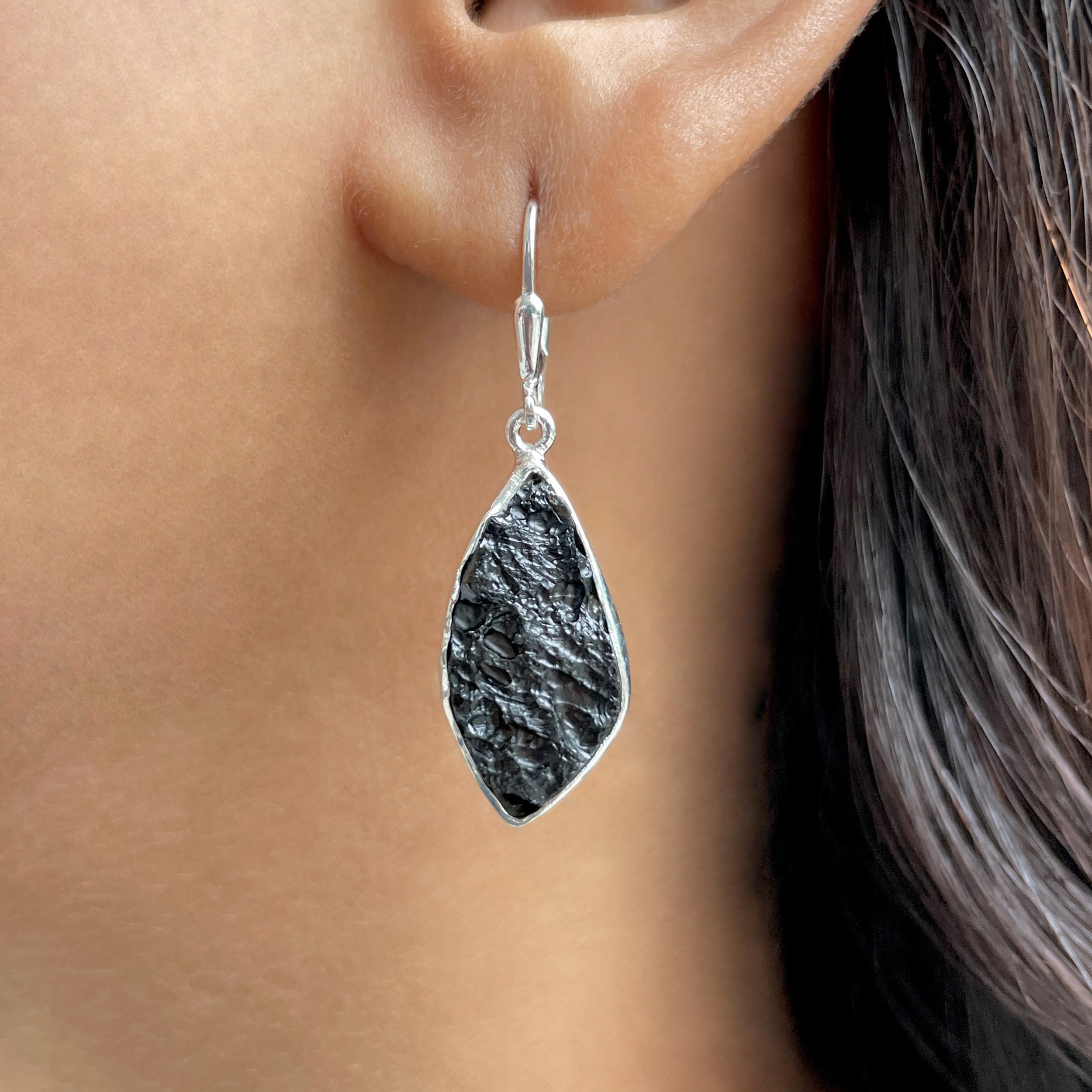 Tektite Earring-(TKT-E-12.)