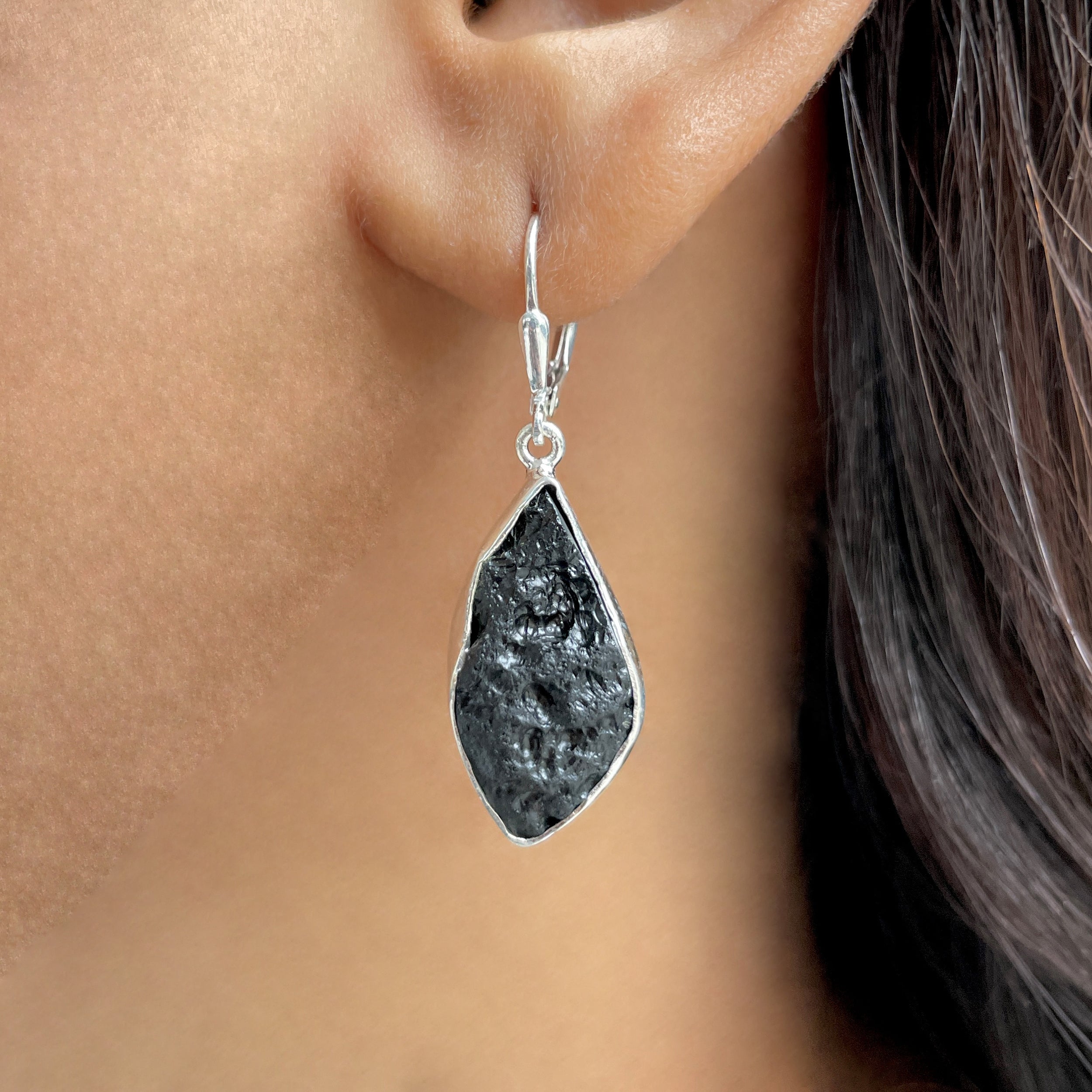 Tektite Earring-(TKT-E-14.)