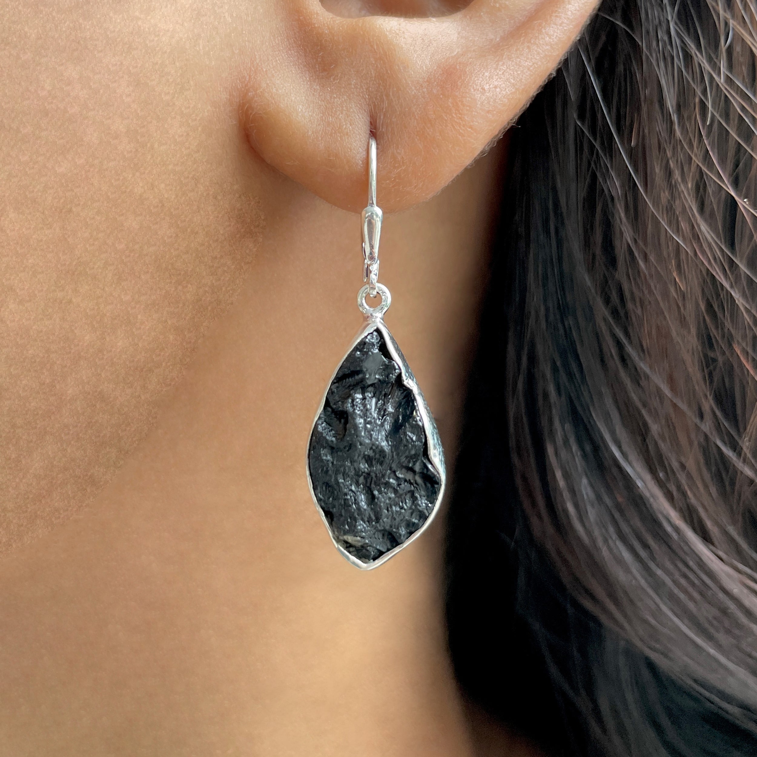Tektite Earring-(TKT-E-17.)