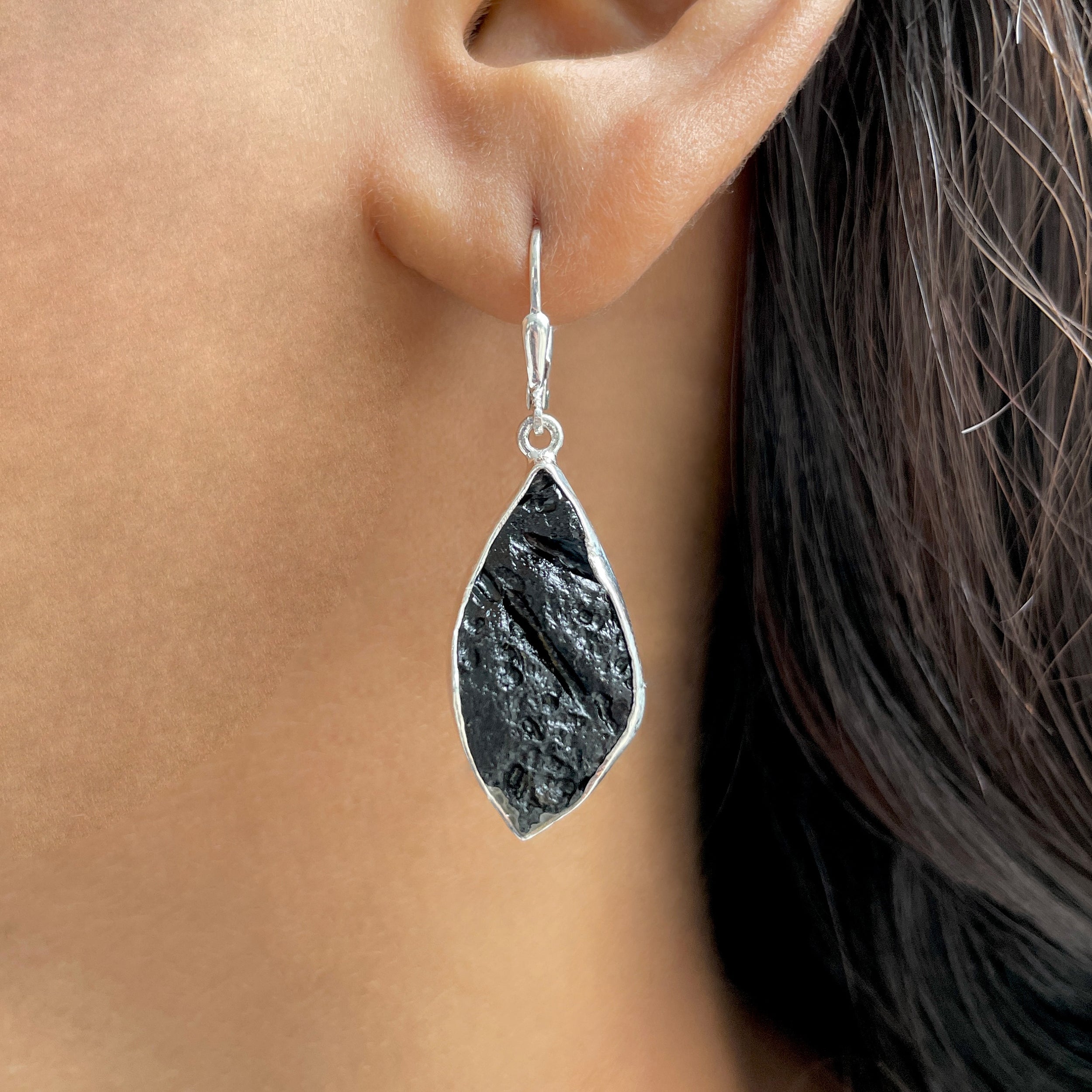 Tektite Earring-(TKT-E-19.)