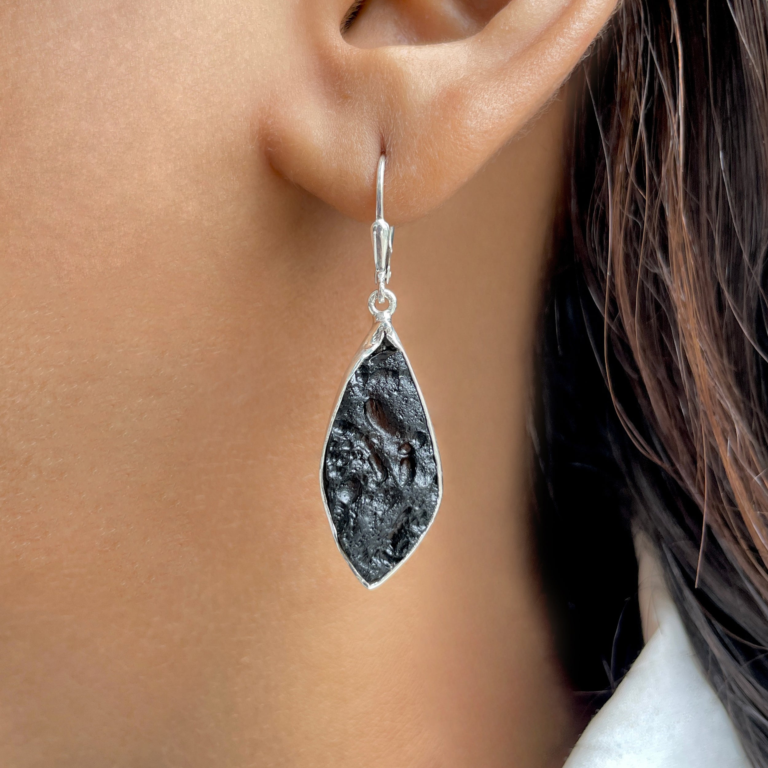 Tektite Earring-(TKT-E-2.)