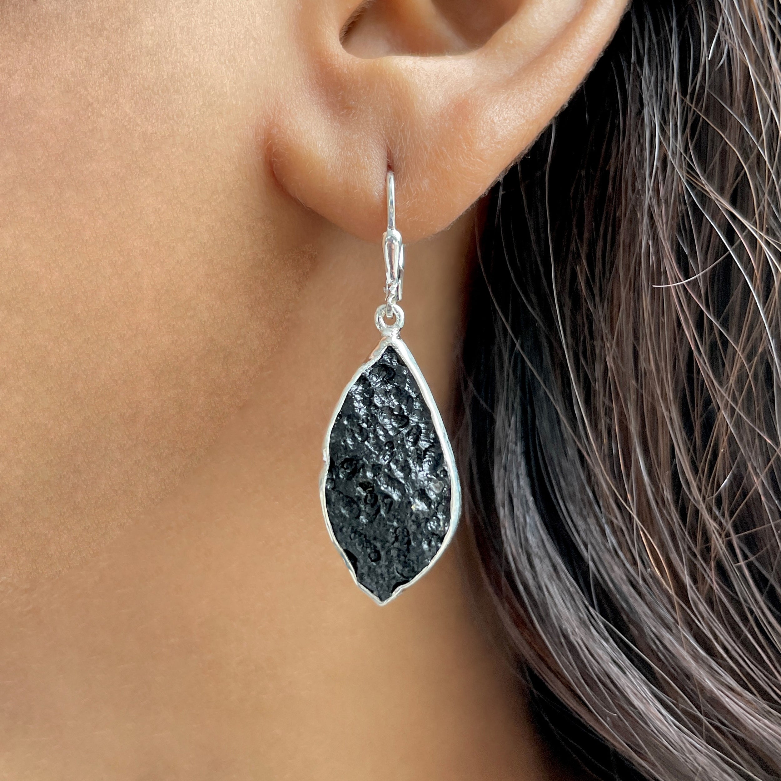 Tektite Earring-(TKT-E-20.)