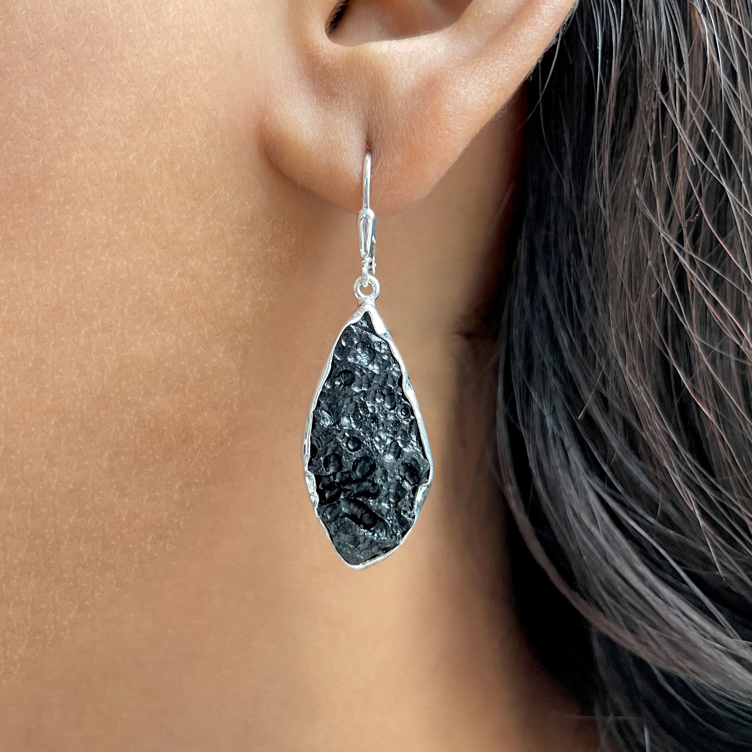 Tektite Earring-(TKT-E-27.)