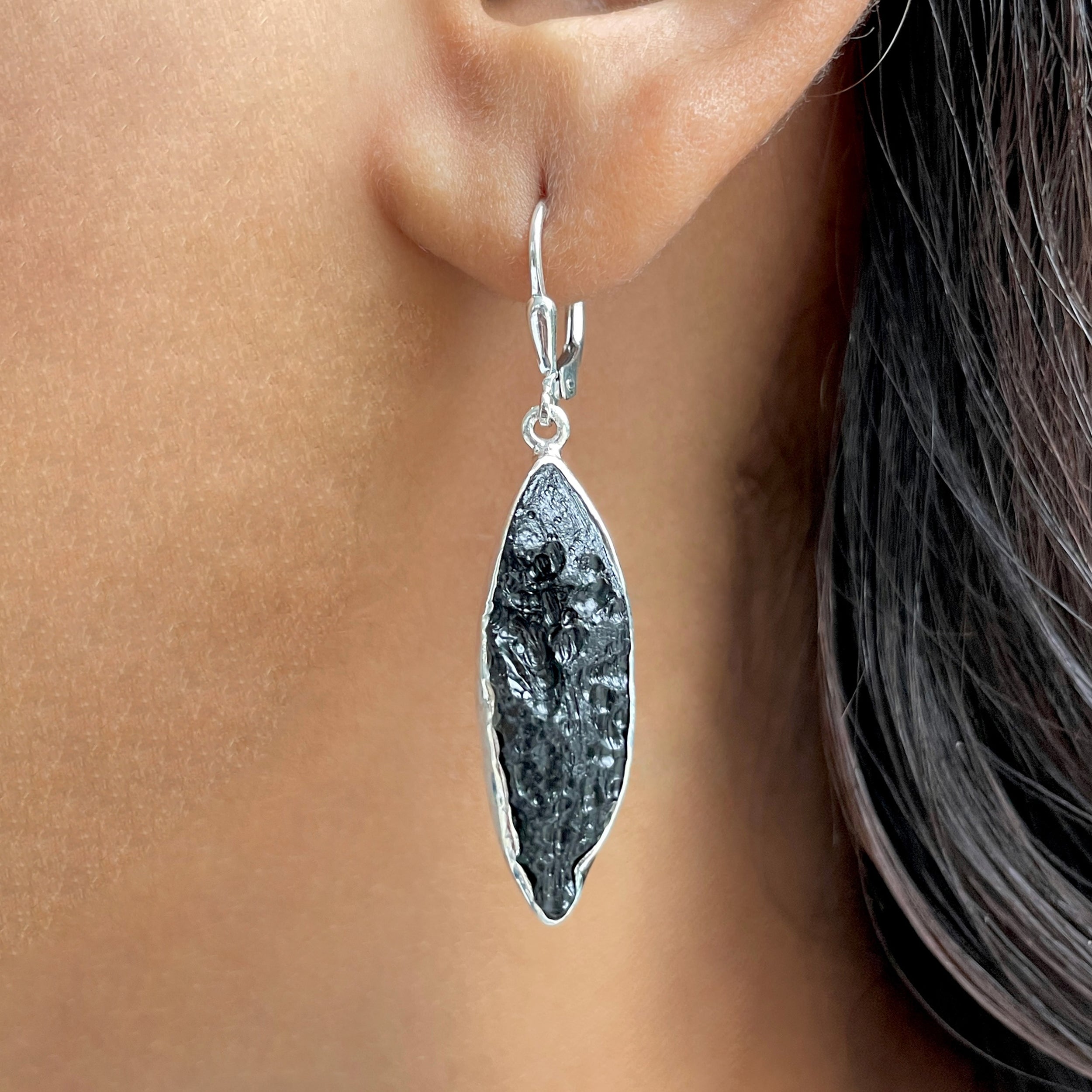 Tektite Earring-(TKT-E-29.)