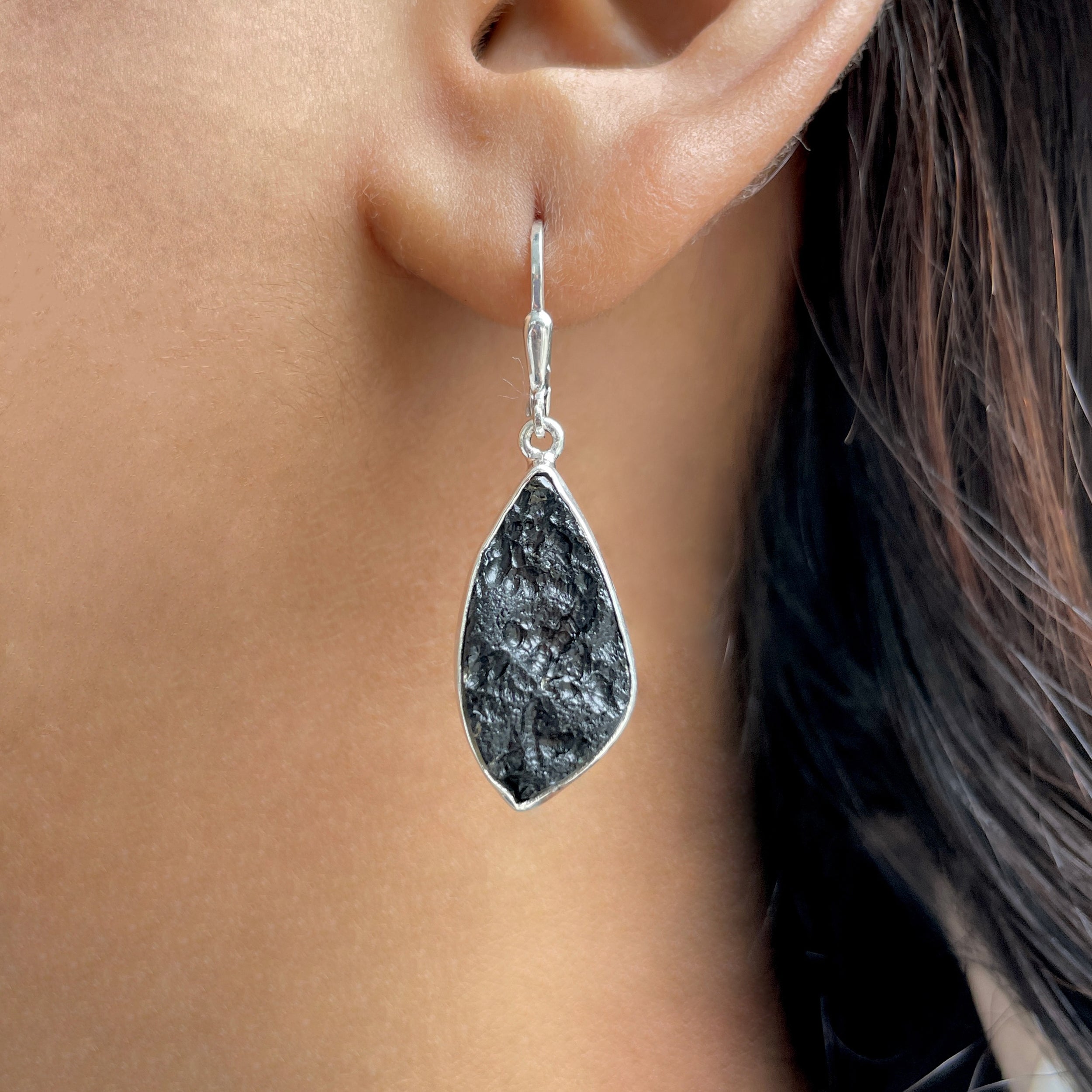Tektite Earring-(TKT-E-3.)