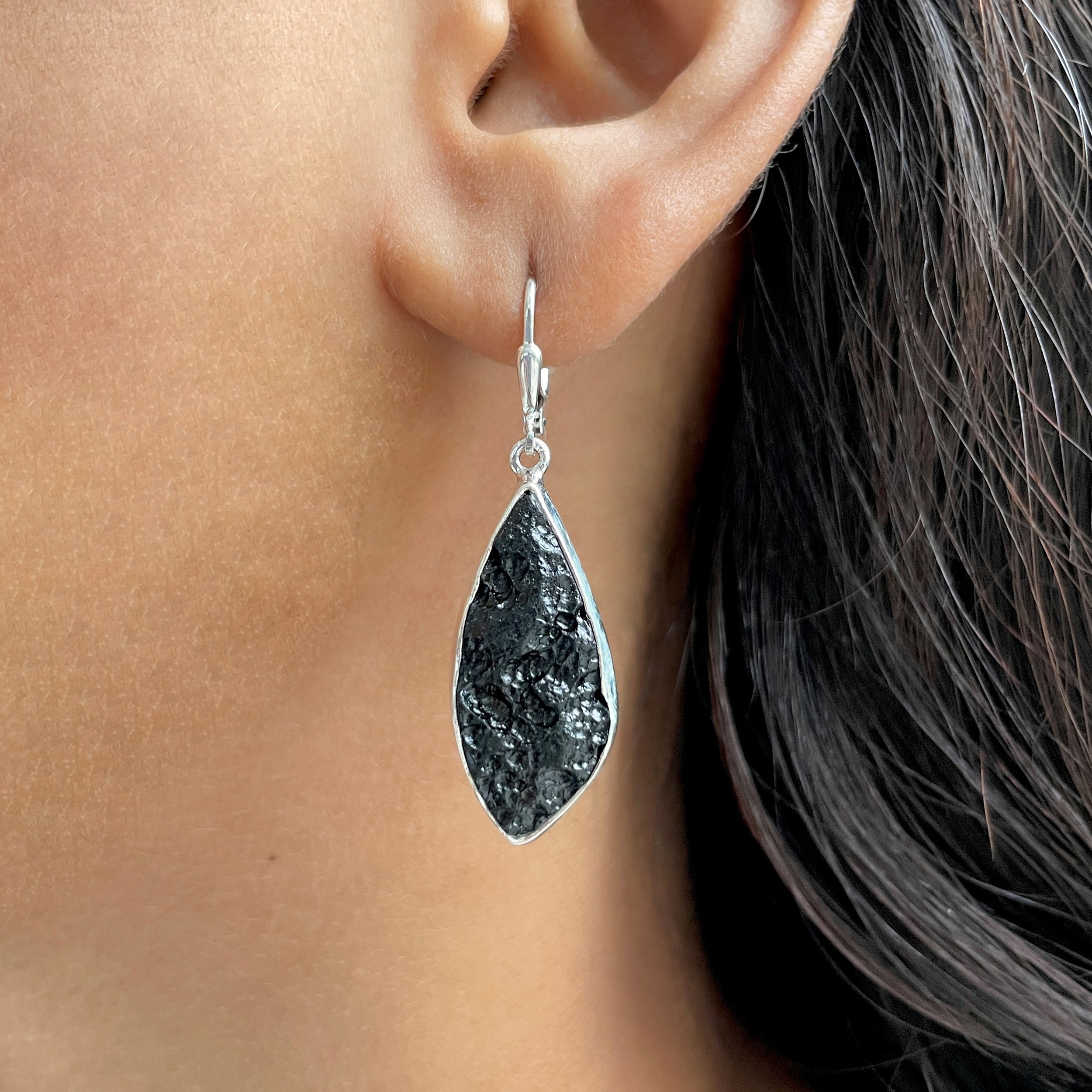 Tektite Earring-(TKT-E-30.)