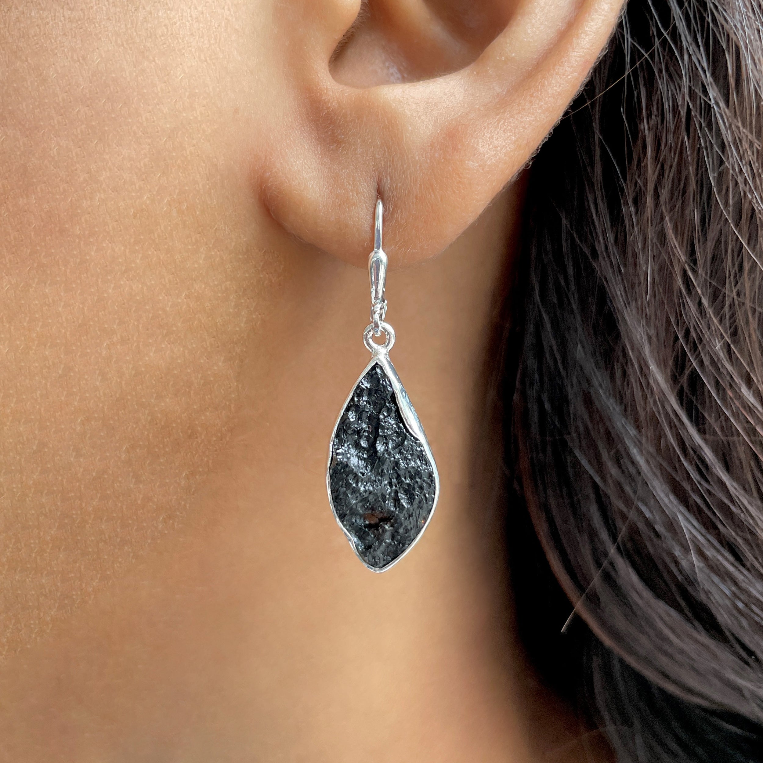 Tektite Earring-(TKT-E-36.)