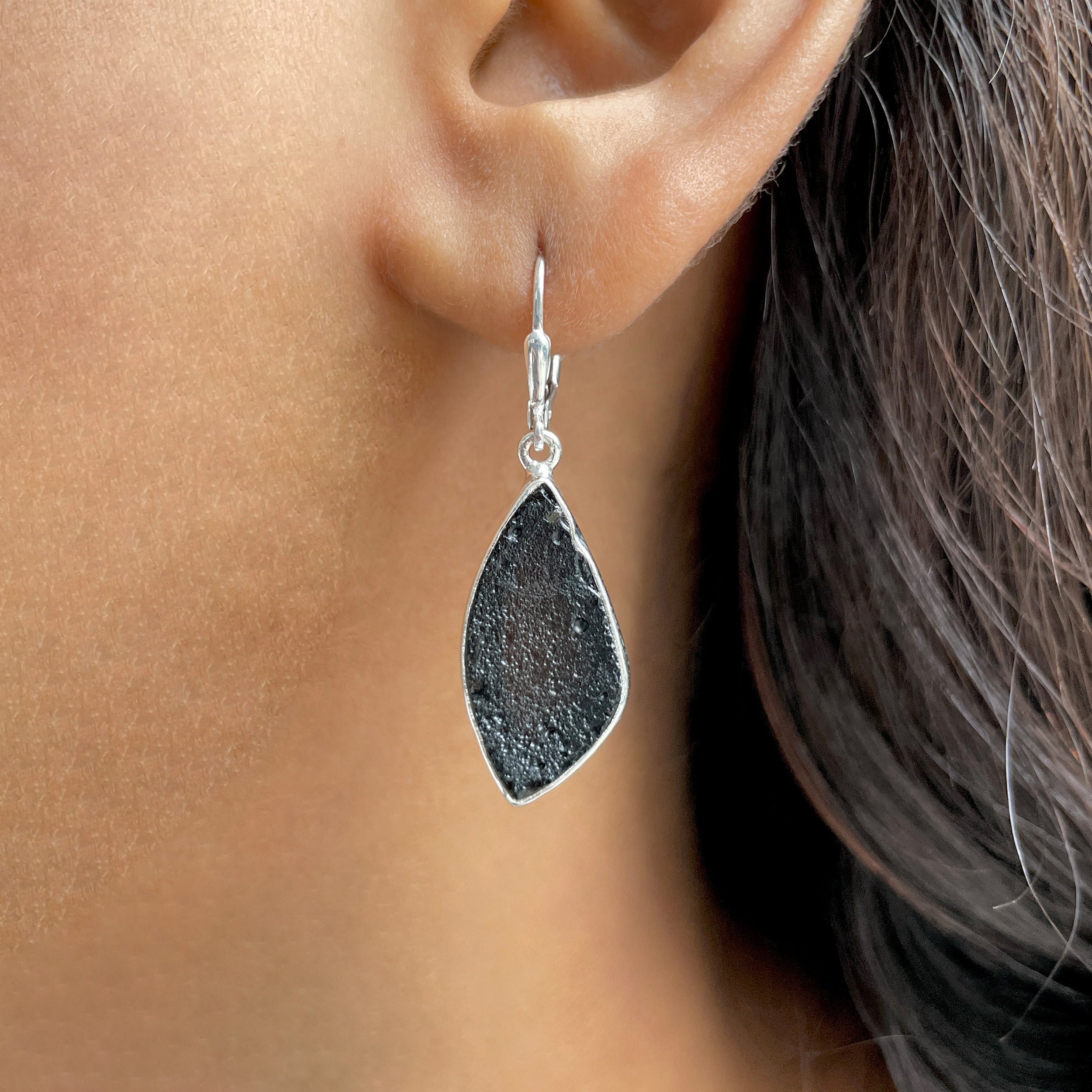 Tektite Earring-(TKT-E-38.)
