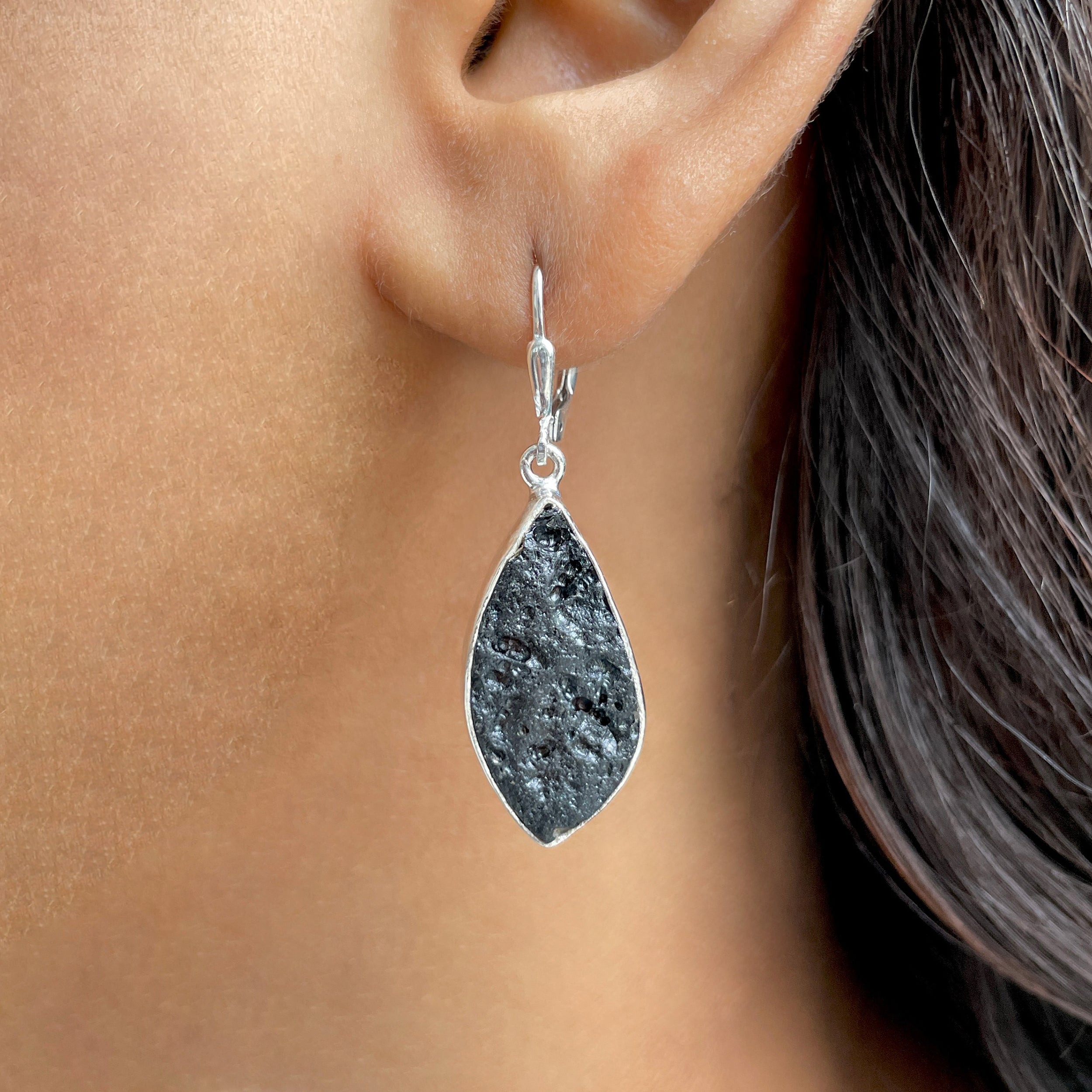 Tektite Earring-(TKT-E-39.)