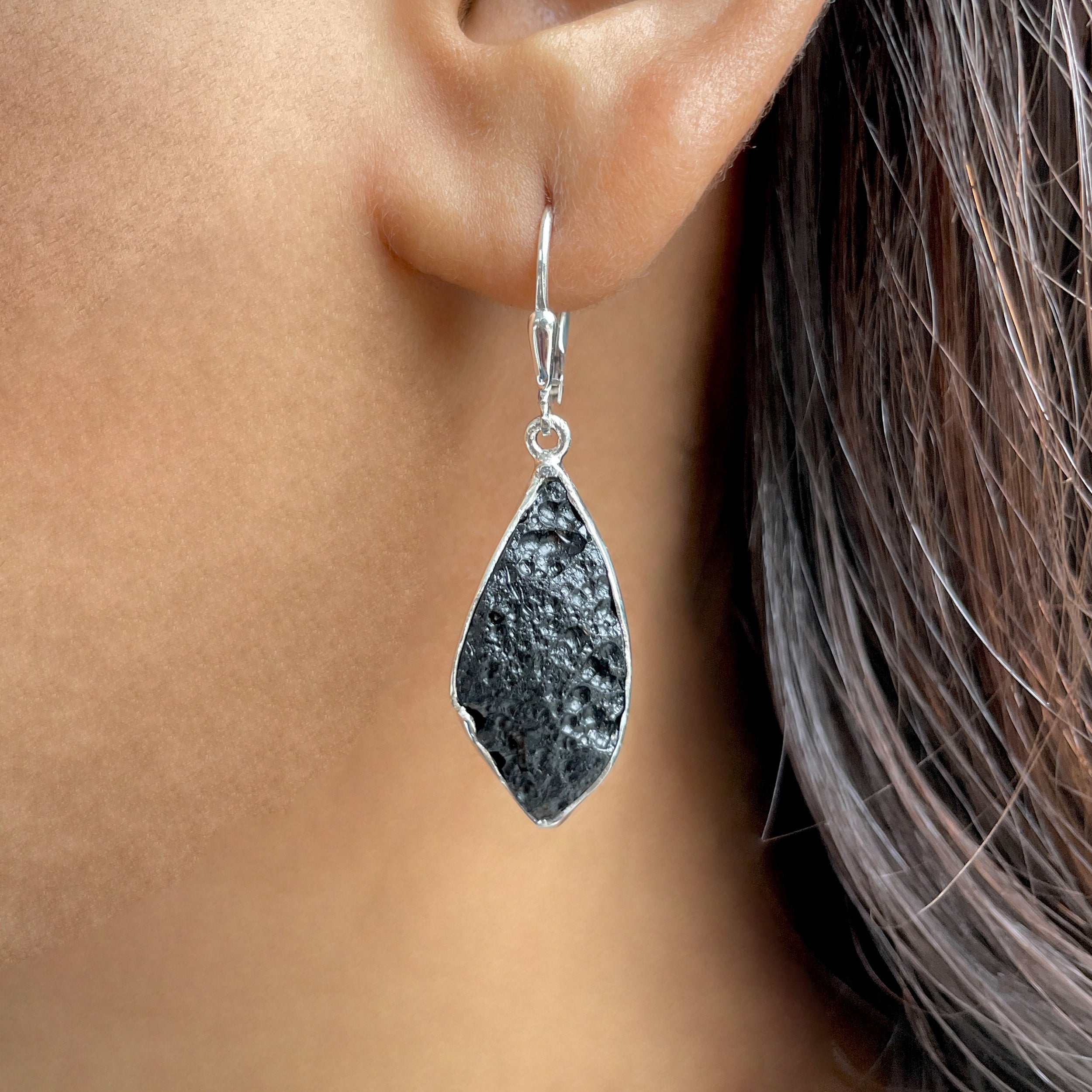 Tektite Earring-(TKT-E-9.)