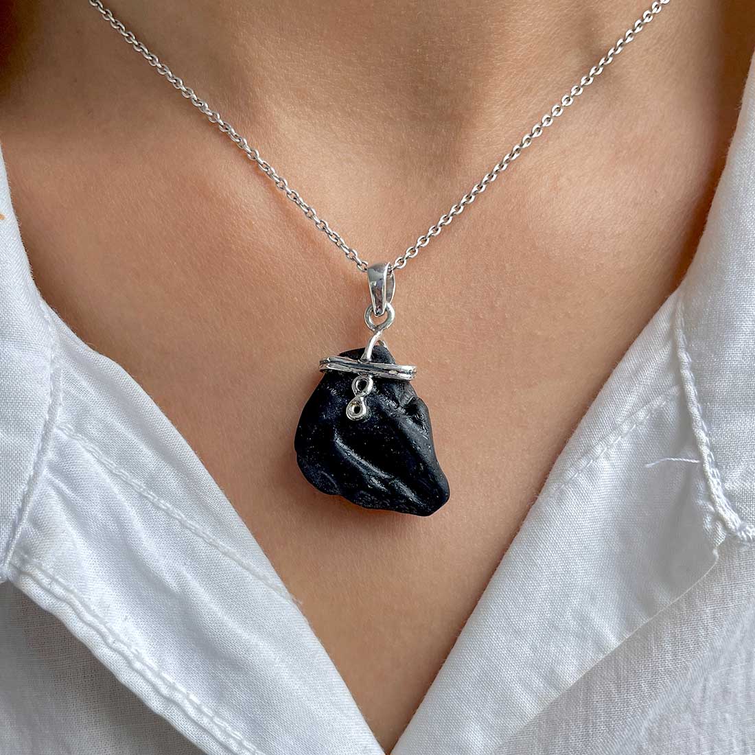 Tektite Pendant-(TKT-P-109.)