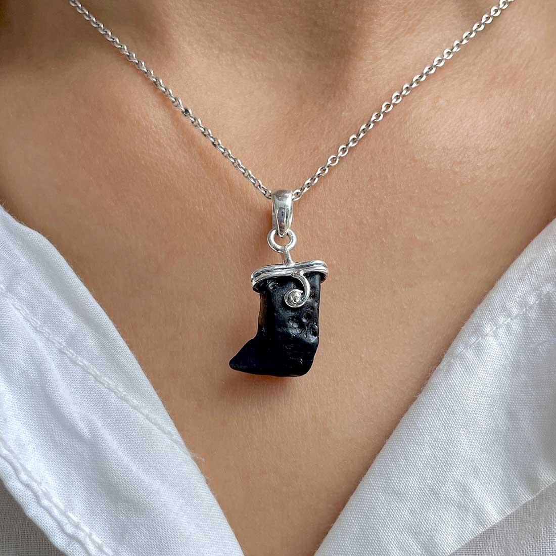 Tektite Pendant-(TKT-P-2.)