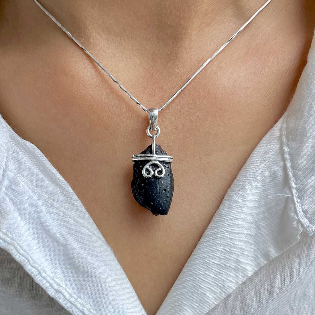 Tektite Pendant-(TKT-P-20.)