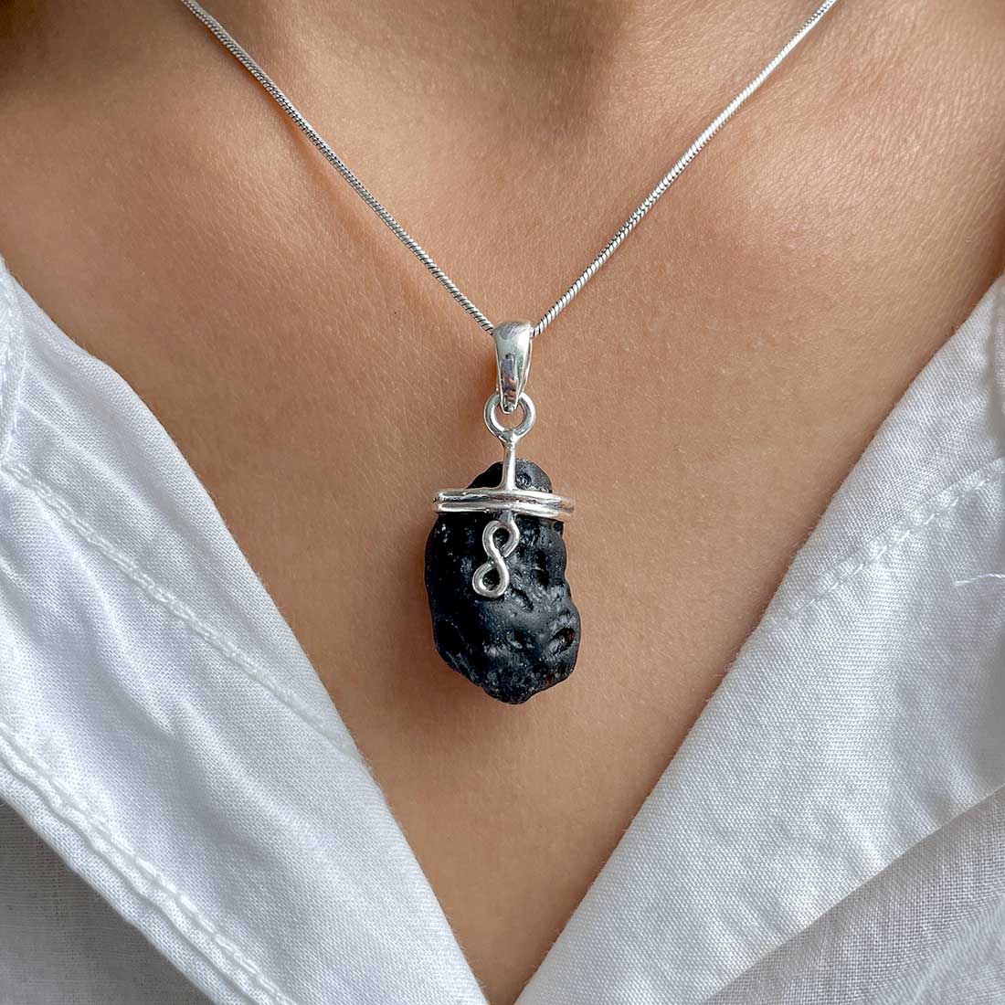 Tektite Pendant-(TKT-P-38.)