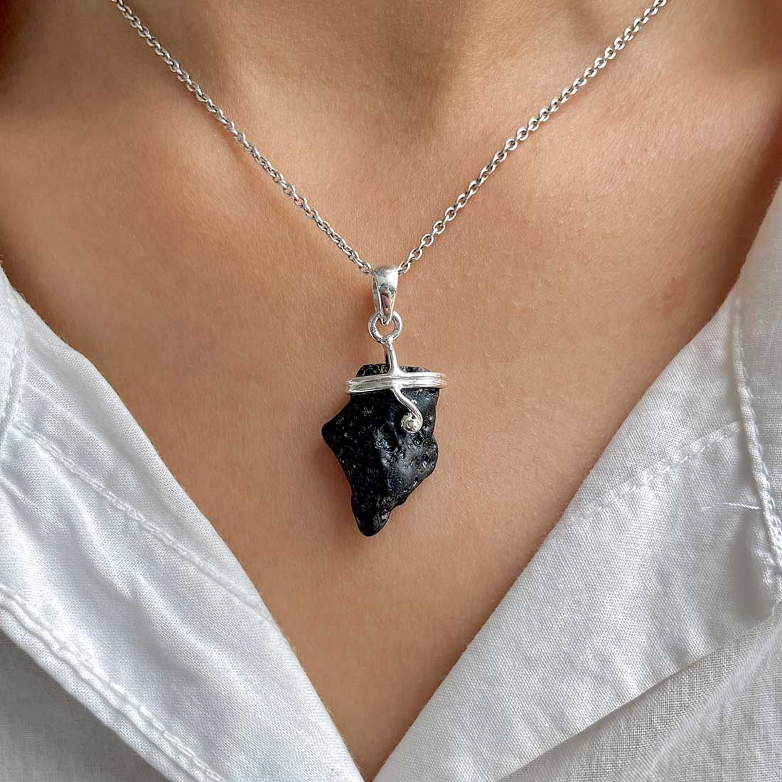 Tektite Pendant-(TKT-P-39.)