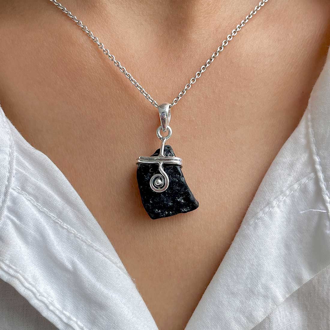 Tektite Pendant-(TKT-P-42.)