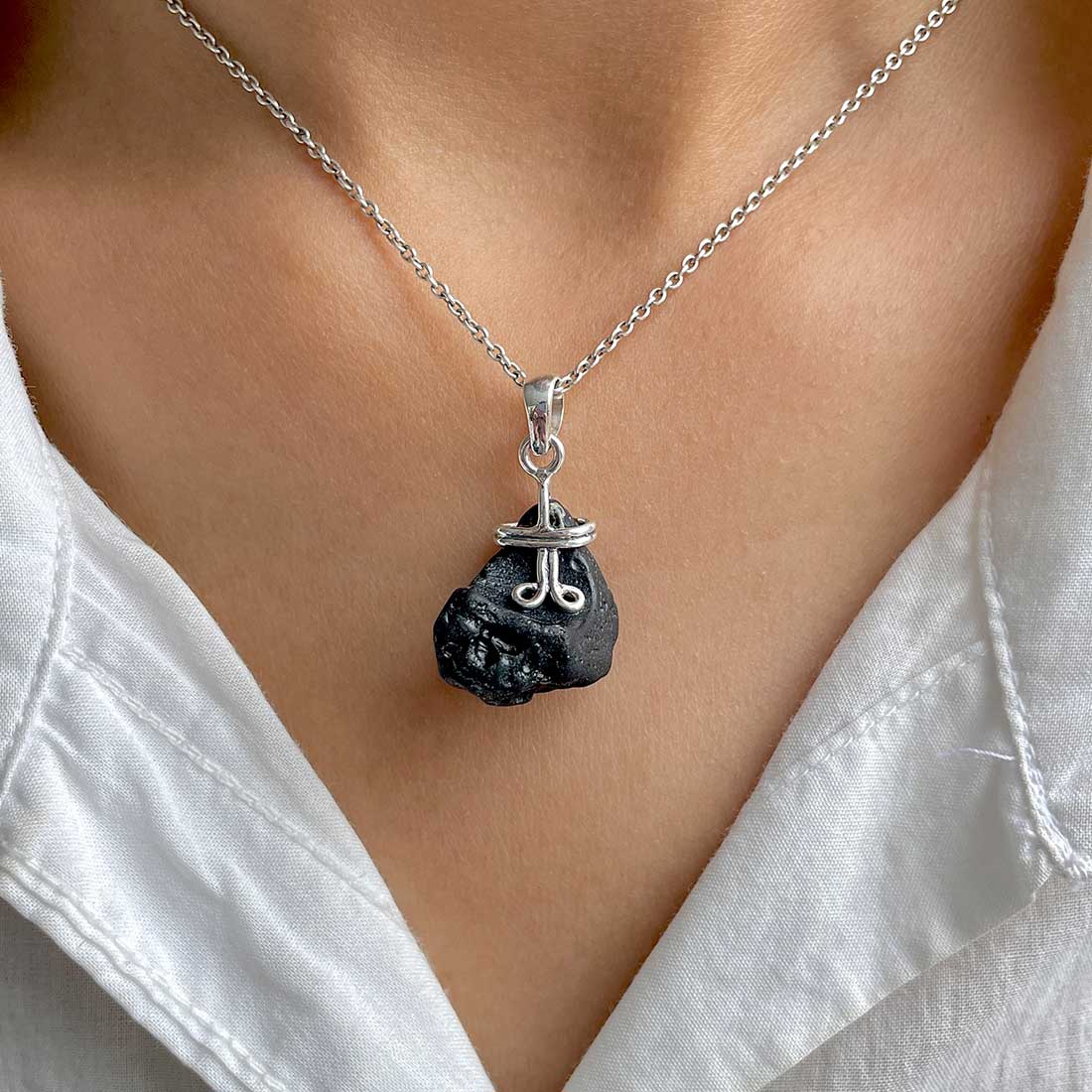 Tektite Pendant-(TKT-P-45.)