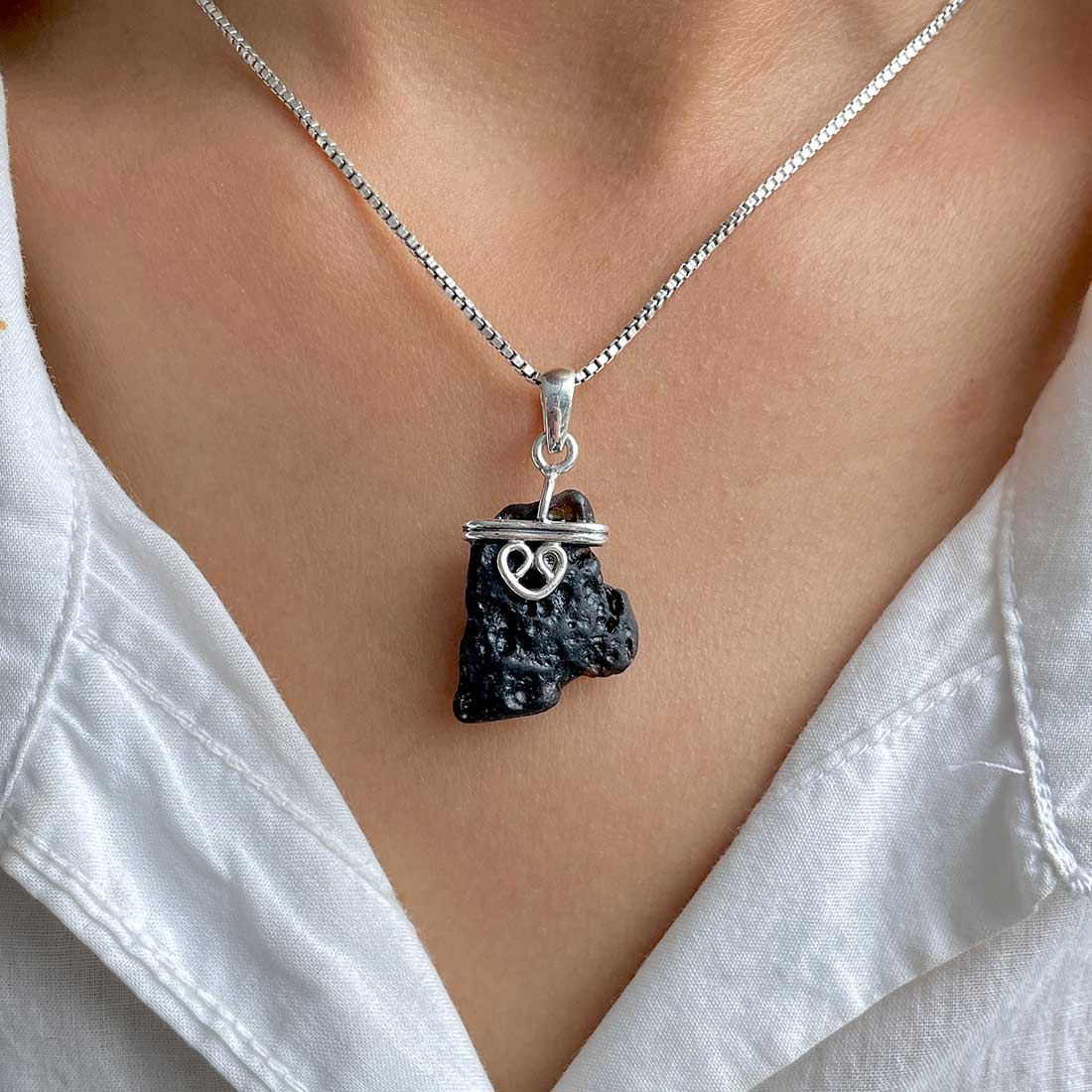 Tektite Pendant-(TKT-P-46.)