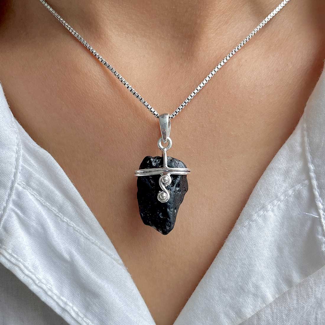Tektite Pendant-(TKT-P-49.)